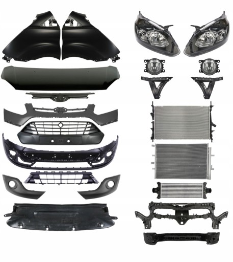 Inny650 - Ford Transit Tourneo Custom 12-17 БАМПЕР КАПОТ