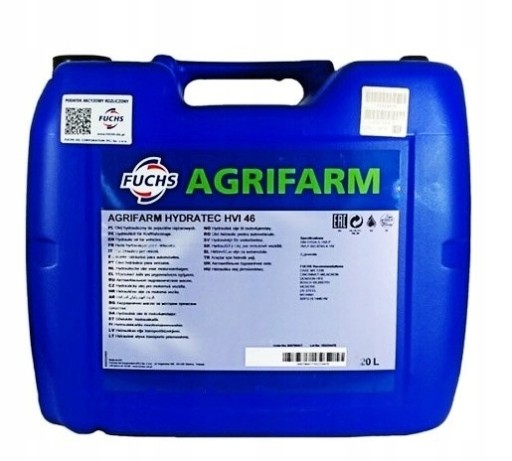 FUCHS AGRIFARM HYDRATEC HVI 46 ГИДРАВЛИЧЕСКИЙ 20л