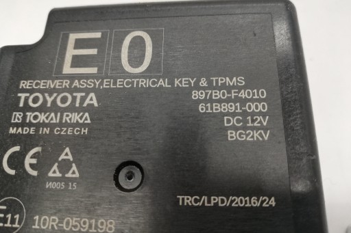 Інші модулі toyota c-hr (_x1_) 897b0f4010 2018