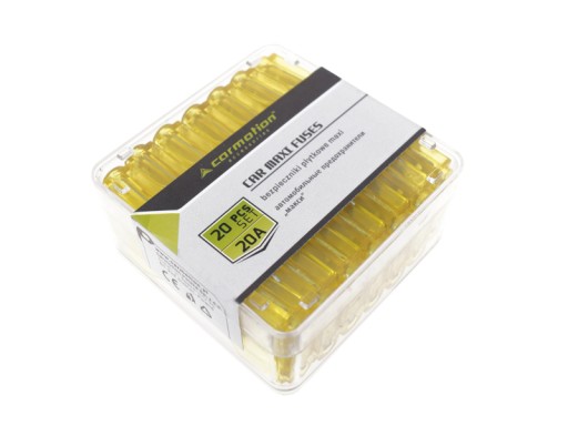 86210 - КОМПЛЕКТ ПРЕДОХРАНИТЕЛЕЙ 20A MAXI 20 ШТ