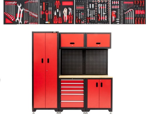 Мебель для мастерской инструментальный стол 217 инструментов