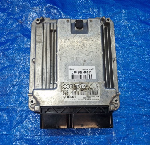 0281014725 3,0TDI - Оригинальный компьютерный контроллер двигателя audi a4 b8 a5 q5 8k0907401f 3.0tdi
