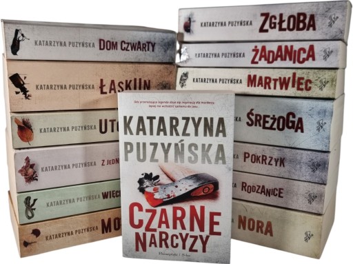 Zdjęcie egzemplarza: Lipowo Tomy 1-15 bez tomu 3 / Katarzyna Puzyńska / zestaw książek kryminał