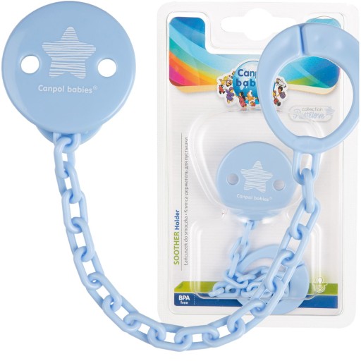 Тримач для пустушки Canpol babies, сині відтінки