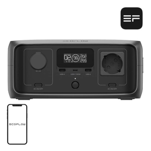 2x ecoflow river 3 245wh wifi bluetooth електростанція