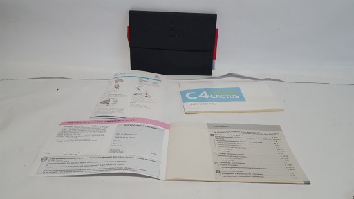 CITROEN C4 CACTUS сервісна книга чохол інструкція