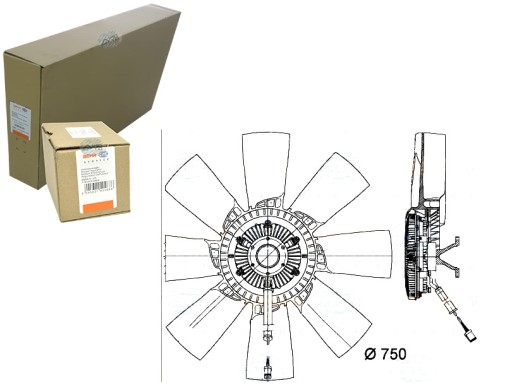 BEHR HELLA VENTILÁTOR CHLADIČA 1453967 2052003 18