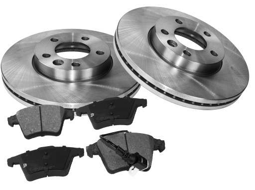 = Диски + колодки спереди VW TRANSPORTER T5 колеса 16=