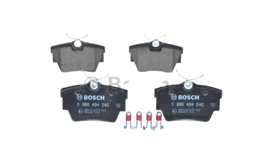 0 986 - Гальмівні колодки задні BOSCH 0986494040 OPEL VIVARO