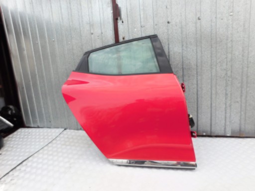 door right rear part right rear part complete red Renault Clio V original