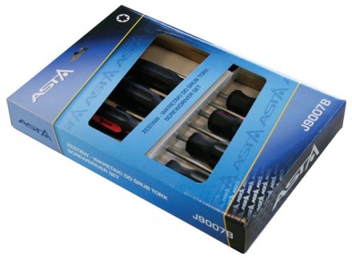 Набор отверток TORX с магнитом T10-T40 ASTA