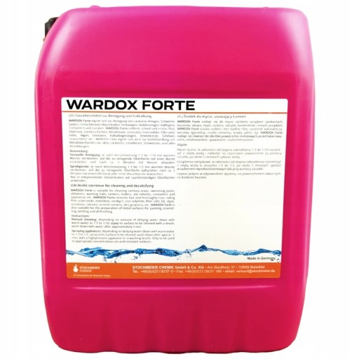 СИЛЬНА КИСЛОТА ДЛЯ МИТТЯ АЛЮМІНІЄВИХ ДИСІВ ТА БОКІВ КОЛІС WARDOX FORTE 23кг