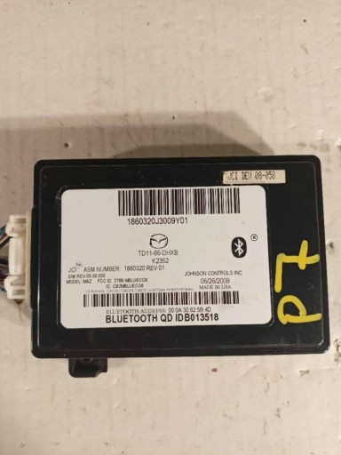 Bedienteil Bluetooth Mazda CX-9 facelift 2009 TD1166DHXB