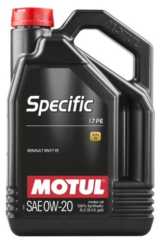 МАСЛО MOTUL SPECIFIC 17 FE 0W20 5л.