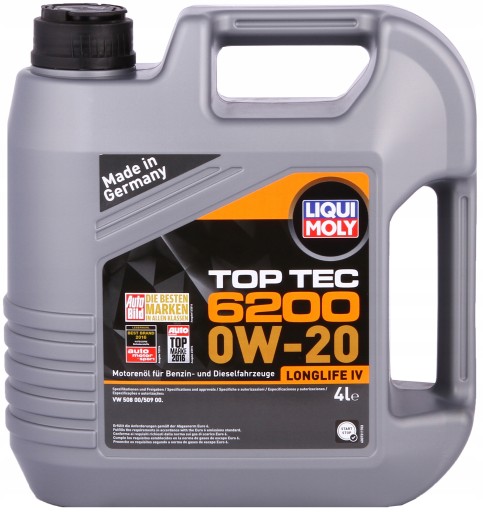 LIQUI MOLY TOP TEC 6200 0W20 - 20788 - 4л