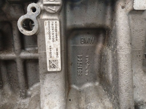 BLOK Motore MINI F55 F56 F54 BMW F20 F40 F45 F39 F48 F30 1.5 T B38 8631944