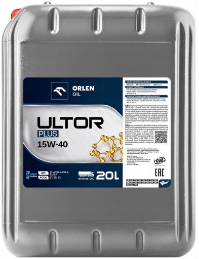 Orlen Ultor Plus 15W40 20л