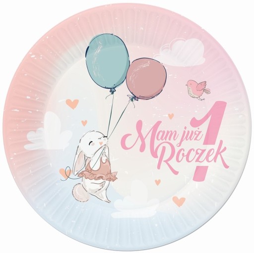 Тарілки Зайчик Godan 18 см 6 шт.