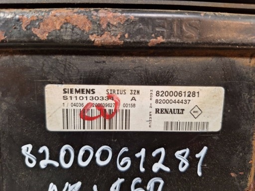 computer S110130334 8200044437 8200061281 RENAULT CLIO II 1.4