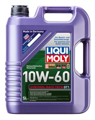 МОТОРНОЕ МАСЛО LIQUI MOLY SYNTHOIL RACE TECH GT1 (