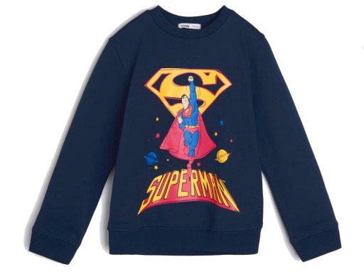 Дитячий світшот Sinsay 98 розмір синій з довгим рукавом