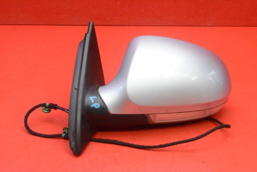 mirror left silver EU 010781 VW PASSAT B6 05-10 6 PIN