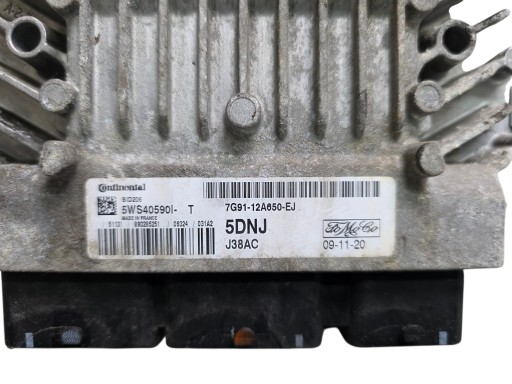 control unit of the engine FORD MONDEO MK4 1.8 TDCI 7G91-12A650-EJ