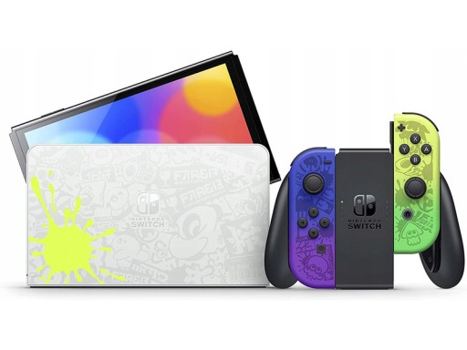 Nintendo Switch Splatoon Konsola Nintendo Switch OLED wielokolorowy • Cena, Opinie - Allegro