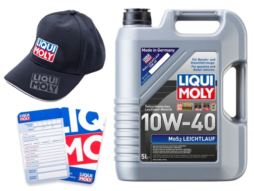 МАСЛО LIQUI MOLY 10W-40 5л MoS2 LEICHTLAUF