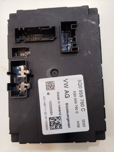 SKODA.000.127XK0012197 - Модуль контролера сидіння skoda superb iii 3v 5q0959760c працює! законно!