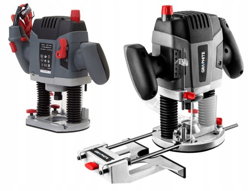 МАРШРУТНО-ФРЕЗЕРНЫЙ СТАНОК 1300ВТ 6-12мм ГРАФИТ