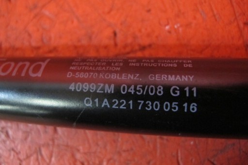 MERCEDES S-KLASA W221 limiter damper door right rear part A2217300516