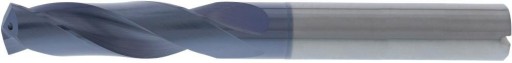 Спиральное сверло VHM supra, хвостовик, внутренняя подача СОЖ, 4xD