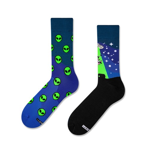 Farebné Ponožky 4-Pack - Vesmírny vzor