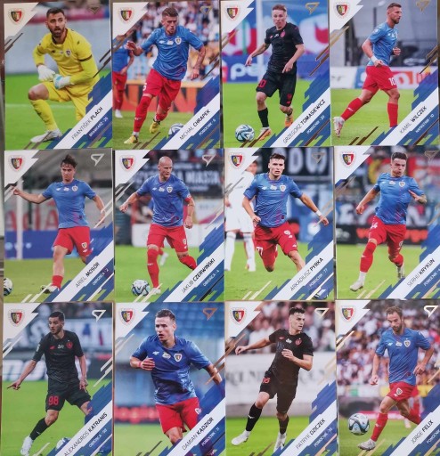 EKSTRAKLASA 2023/24 SPORTZOO СЕРІЯ 1 НАБІР З 12 ОСНОВНИХ КАРТ ПЯСТ ГЛІВІЦЕ