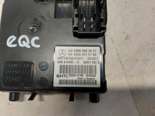 Mercedes EQC 400 W293, module control unit BHTC A0009002827