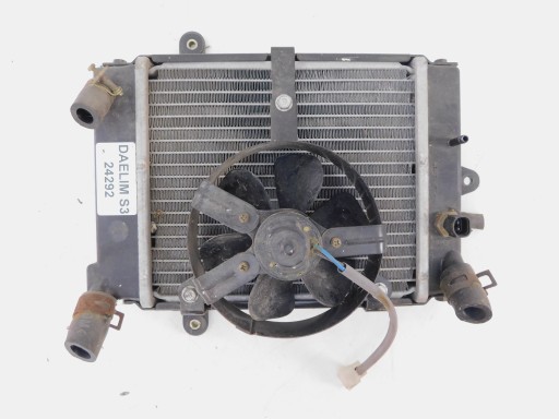 Daelim S3 125 радиатор + вентилятор M1