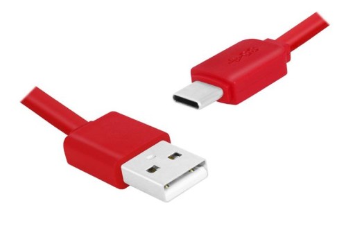 Kabel USB USB-C LTC LX8482 czerwony 1m Sklep, Opinie, Cena w