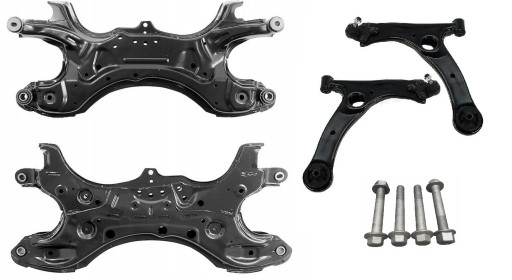 ST.RZ.TY.T25+WAHACZE+ŚRUBY1 - Рама сани коромысла болты TOYOTA AVENSIS T25 03-