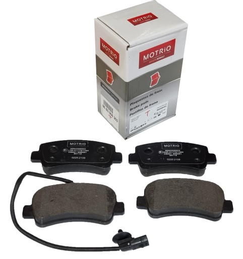 8660006303 - КОЛОДКИ HAM RENAULT MASTER 2.3 DCI ОРИГІНАЛ ЗАДНІЙ