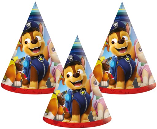ШАПКИ НА ДЕНЬ НАРОДЖЕННЯ PAW PATROL - 6 ШТ - 6052