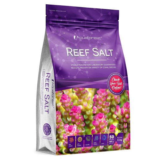 AQUAFOREST REEF SALT 7,5KG MORSKÁ SOĽ AKVÁRIUM