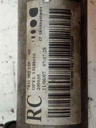 servo control EUROPA ZAFIRA B 783198515900 Opel Astra IIIH