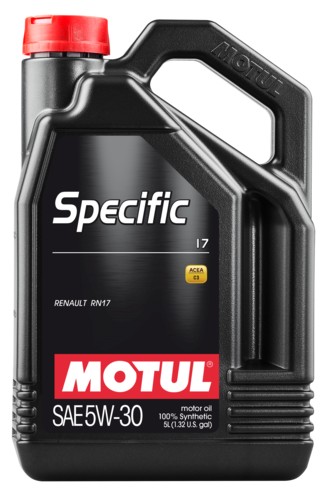 MOTUL 5W30 OIL 5L SPECIFIC 17 / RN17