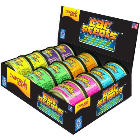 CALIFORNIA SCENTS MIX АРОМАТ 12 ШТ ДИСПЛЕЙ АВТОМОБИЛЯ