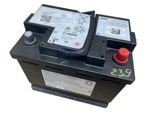 battery AGM START-STOP 12V 60AH 660AH BMW 2023R original