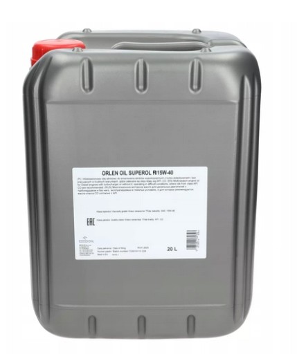 ORLEN OIL SUPEROL A CB 15W40 20л.