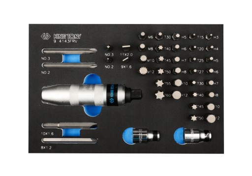 УДАРНАЯ ОТВЕРТКА KING TONY С НАСАДКАМИ 5/16 9-4143FRV