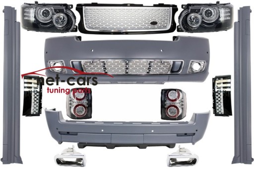 NTKTCOCBRRVL322BS - РЕШЕТКА БАМПЕРА RANGE ROVER L322 09-12 АВТОБИОГРАФИЯ