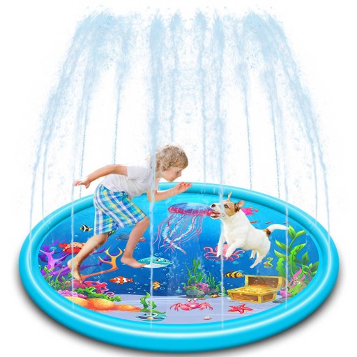 Міні океанський фонтан садовий розбризкувач водяний килимок